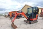 Mini pelle Kubota KX015-4 diesel 1.55T – cabine chauffée