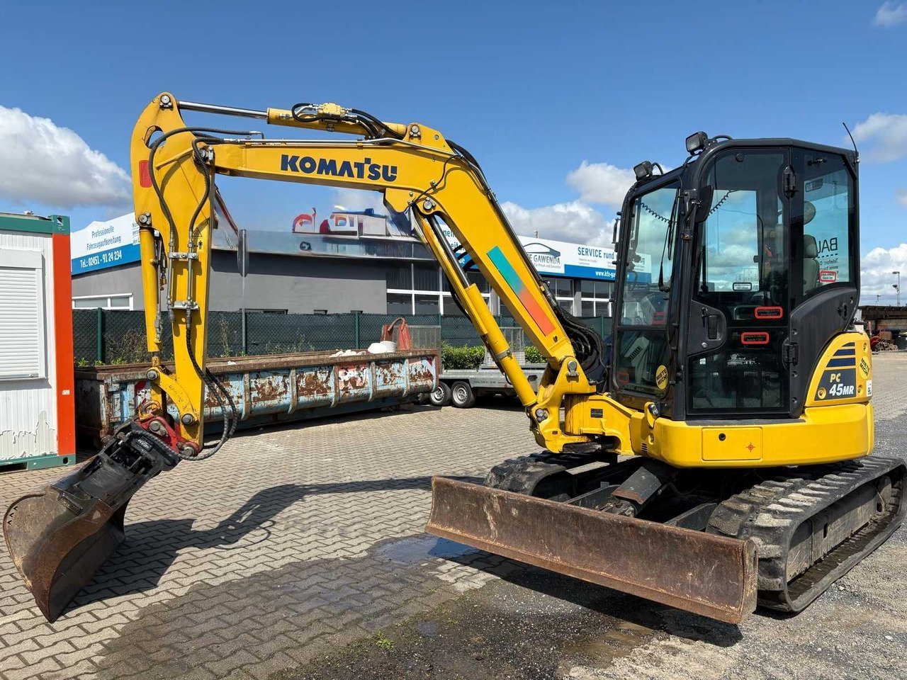 Komatsu-PC45MR-5EO-Germany_8045_9473513561106.jpg Mini pelle Komatsu PC45MR-5E0 diesel 4.95T – Image 1