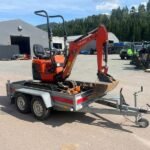 Mini pelle Kubota U 10-3 G diesel 1,15T – TP et travaux agricoles