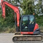Mini pelle Kubota KX080-4 diesel 8,3T – TP et travaux agricoles