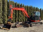Mini pelle Kubota KX080-4 diesel 8,27T – TP et travaux agricoles – Image 2