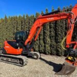 Mini pelle Kubota KX080-4 diesel 8,27T – TP et travaux agricoles