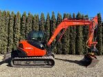 Mini pelle Kubota KX080-4 diesel 8,27T – TP et travaux agricoles – Image 7