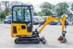 Mini pelle JCB 8016 diesel 1.7t – 3 godets – chenilles caoutchouc – Image 2