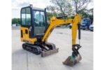 Mini pelle JCB 8016 diesel 1.7t – 3 godets – chenilles caoutchouc – Image 10
