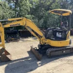 Mini pelle Komatsu PC27MR-2 diesel 3T – 4 godets