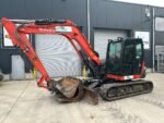 Mini pelle Kubota KX 080-4 diesel 8.44T – cabine climatisée